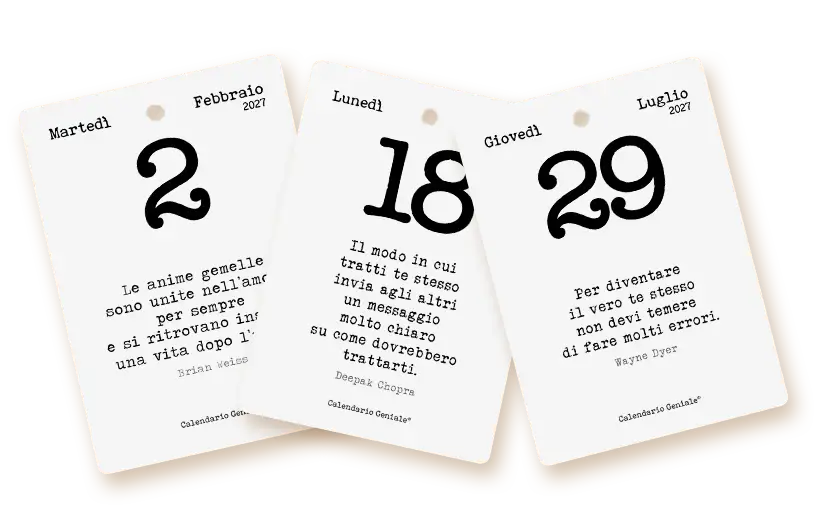 Calendario collage frasi autori 2
