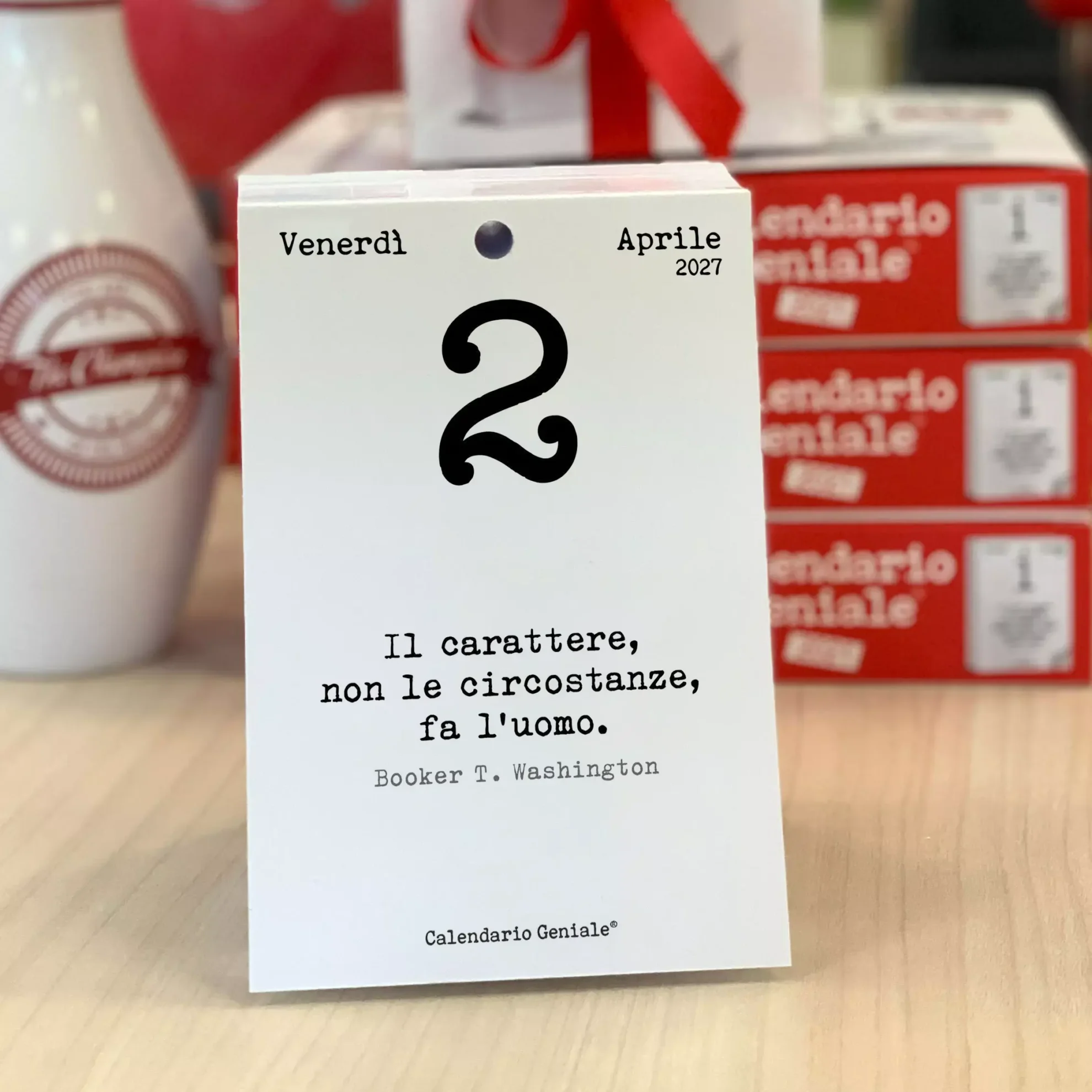 Calendario Geniale solo inserto con birillo