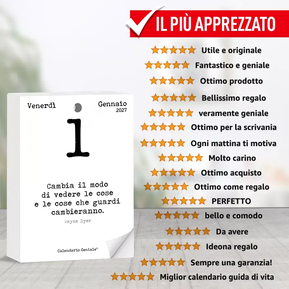 Calendario Geniale piu apprezzato